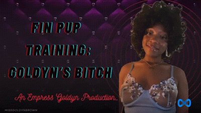 Fin Pup Training: Goldyn's Bitch