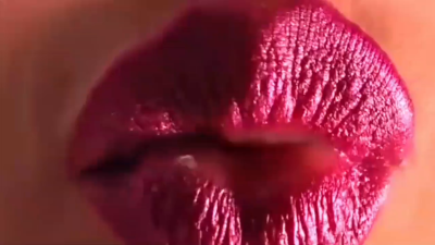 Sensual Lips With Lipstick