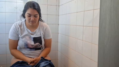 Urinating In A Public Hospital Toilet