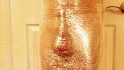 Cellophane Ballbusting With Handjobs Cum