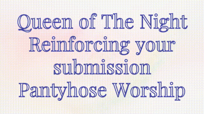 Reinforcing Your Submission Pantyhose Legs Worship