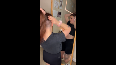 Foil Shaving My Freshly Shaved Undercut