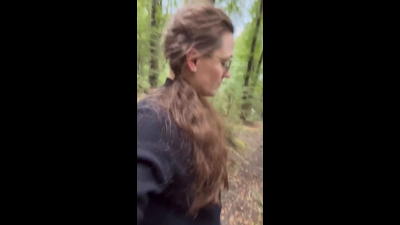 Flashing My Cute Small Tits & Nature Pee