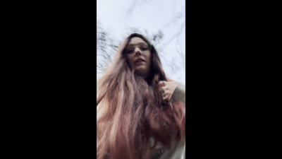 Popping A Squat In The Woods For A Pee