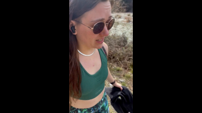 Pee Desperation During Walk Outdoors