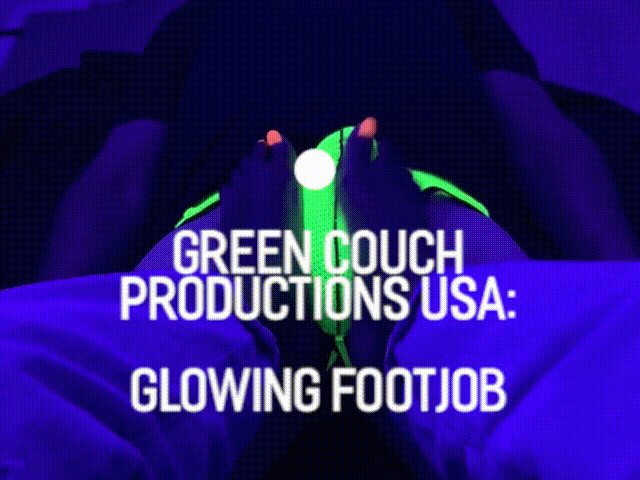 Glowing Footjob
