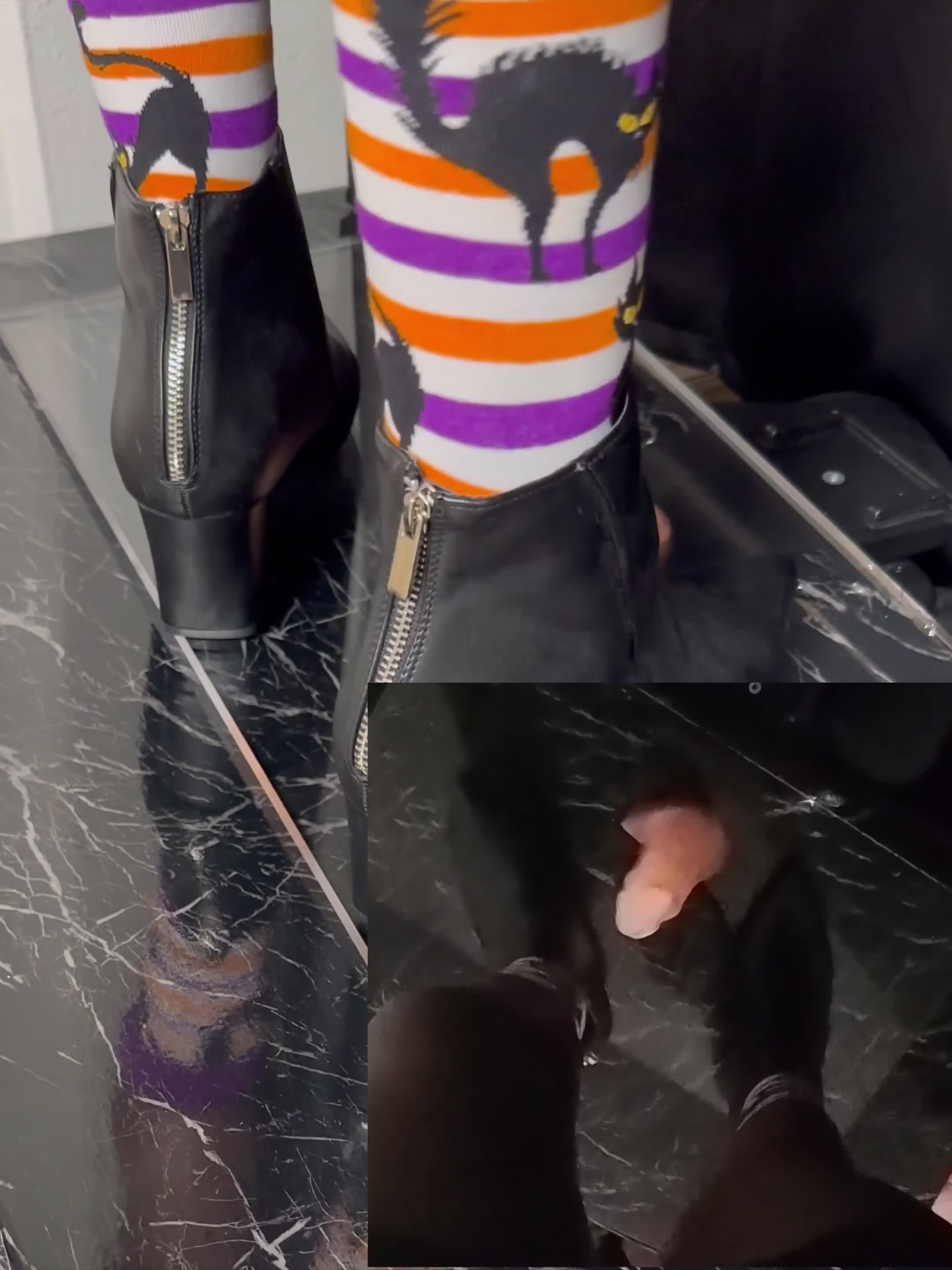 A Wicked Cock & Ball Trample With Footjob