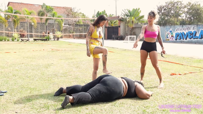 Lolah Vibe And Maria- You Are A Trampoline For Us!