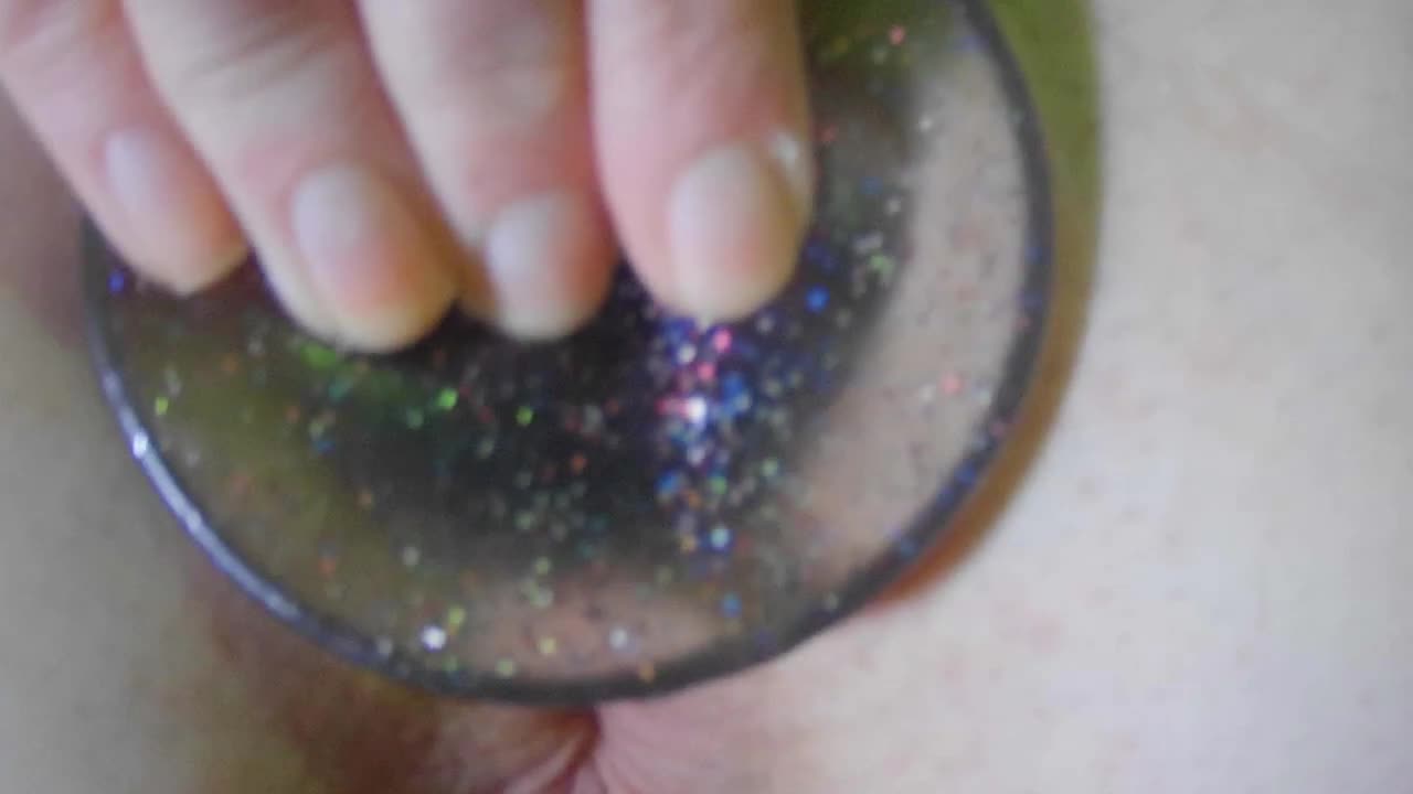 Zoomed In Close Up Dildo Pounding