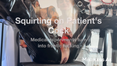 Squirting On Patient's Cock Medical Experiments Turn Into Frantic Fucking