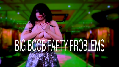 Big Boob Party Problems: Enf Miss Vivian's Big Tits Bouncing Out At A Party