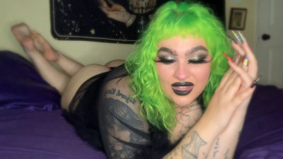 Soft Goth Domme Comforts You After Punishments