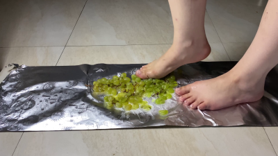 Grapes And Dildo Stomping