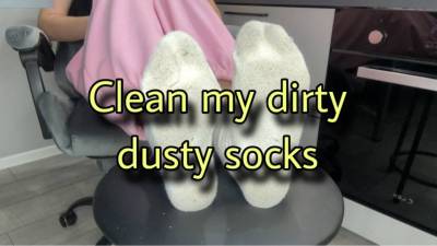 You Wish This Was You: Cleaning My Disgusting Dusty Socks With Your Tongue