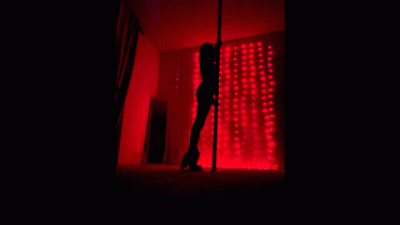 Sapphic Seduction: Topless Pole Dance Tease By Lacey