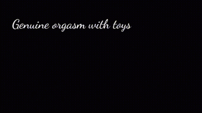 Genuine Orgasm With Toys