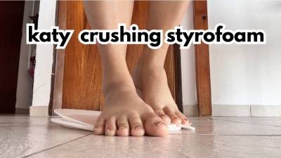 Crushing Food And Objects: The Styrofoam Circle Under My Feet