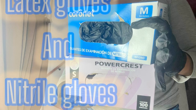 Latex Gloves And Nitrile Gloves