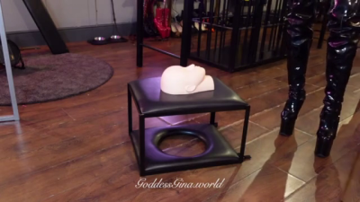 Goddess Gina Presents: 9" Boots Face Trampling
