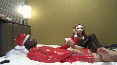 Slave Masturbates And Licks My Feet While I Smoke
