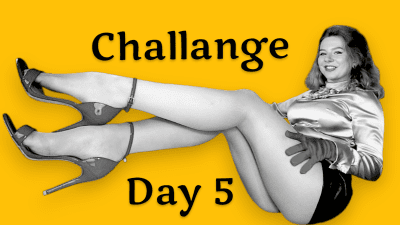 Worship Legs Challange With Satin Gloves Even