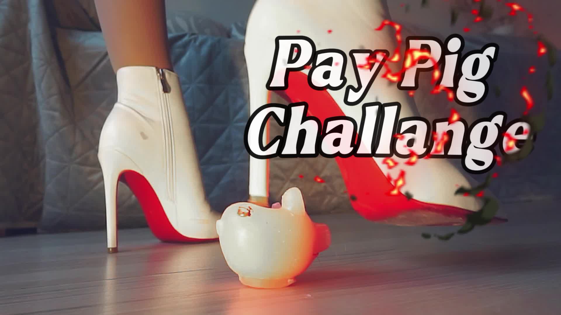 Findom Slave Training Stroke & Pay For Red Bottom Boots