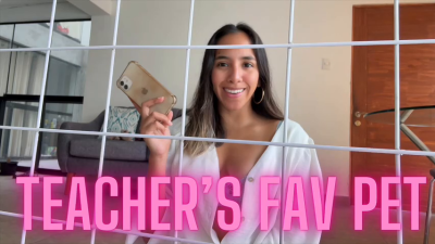 Teacher's Fav Pet Pet Play Caged POV Expose Play