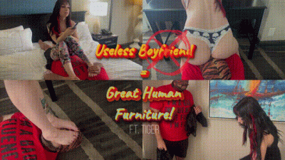 Day In The Life: Useless Boyfriend = Great Human Furniture! Ft Tiger 4K Ditria Rose Explores The New Dynamic She's Set Forth With Her Man!