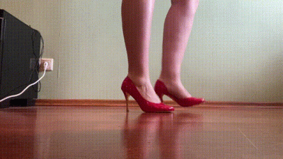 Red Heels Toe Tapping