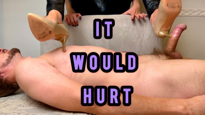 I Trample His Body And His Erect Cock With Long Thin Heels, Humiliation Kicking Fhd