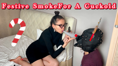Training A Cuckold Slave With Smoke For Christmas 4K