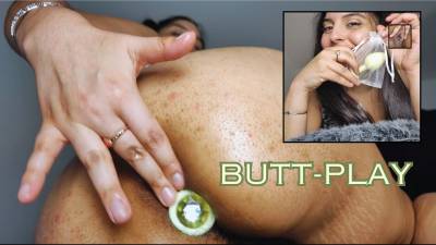 Butt-Play: New Buttplug Spreading My Dark Brown Asshole Review