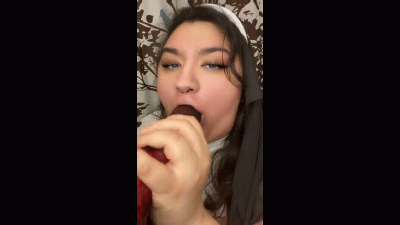 Nun Sucking Cock (Cosplay)