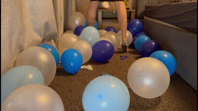 Higheels Balloon Popping Fetish
