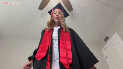 Graduation Upskirt Tease And Pee Worship