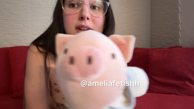 Farting In My Plush Stuffed Pig