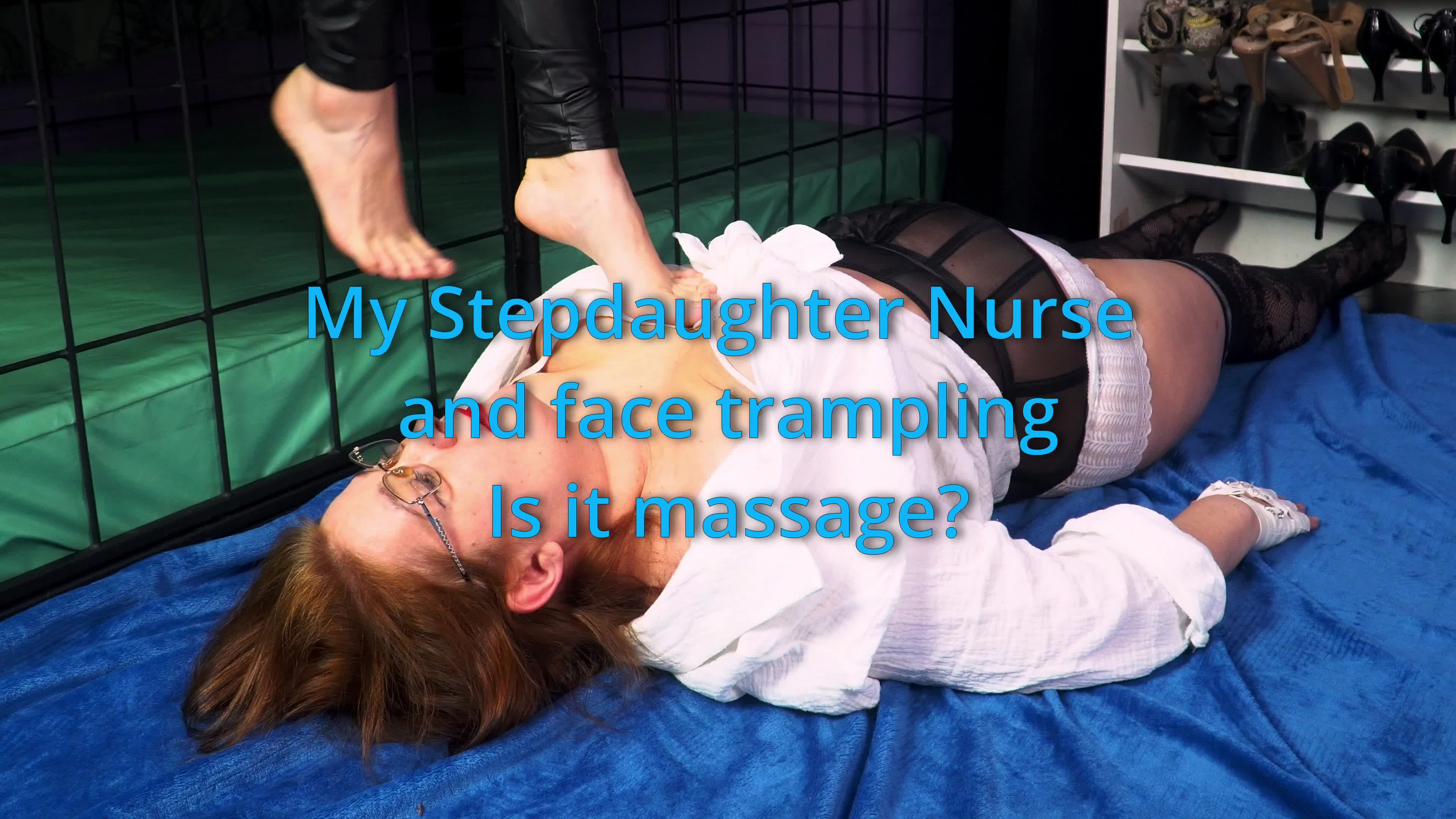 Stepstep-Daughter Nurse Doing Face Trampling