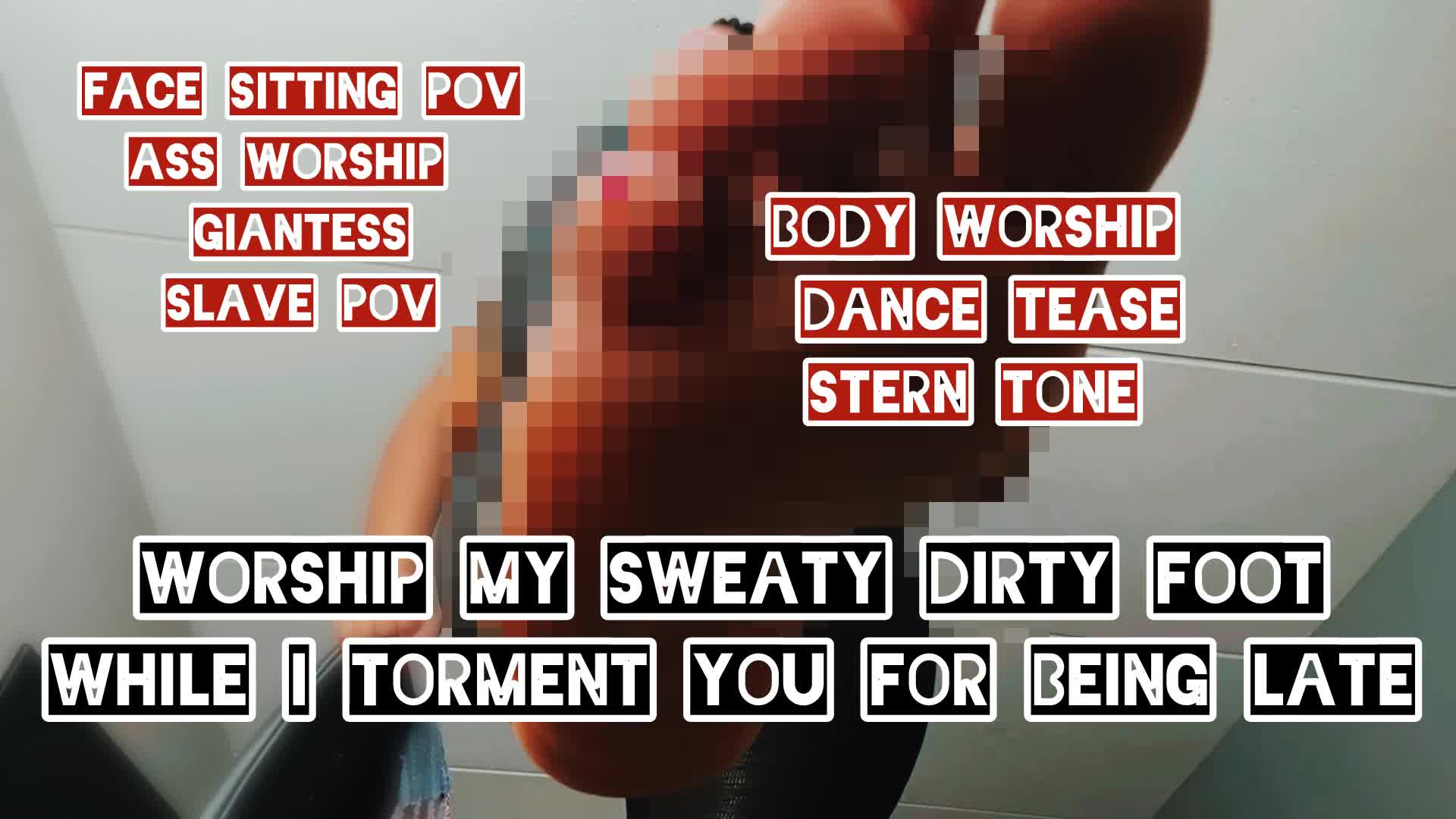 Tardy Slave Gets A Stern Talkin' To In Sweaty Gym Clothes