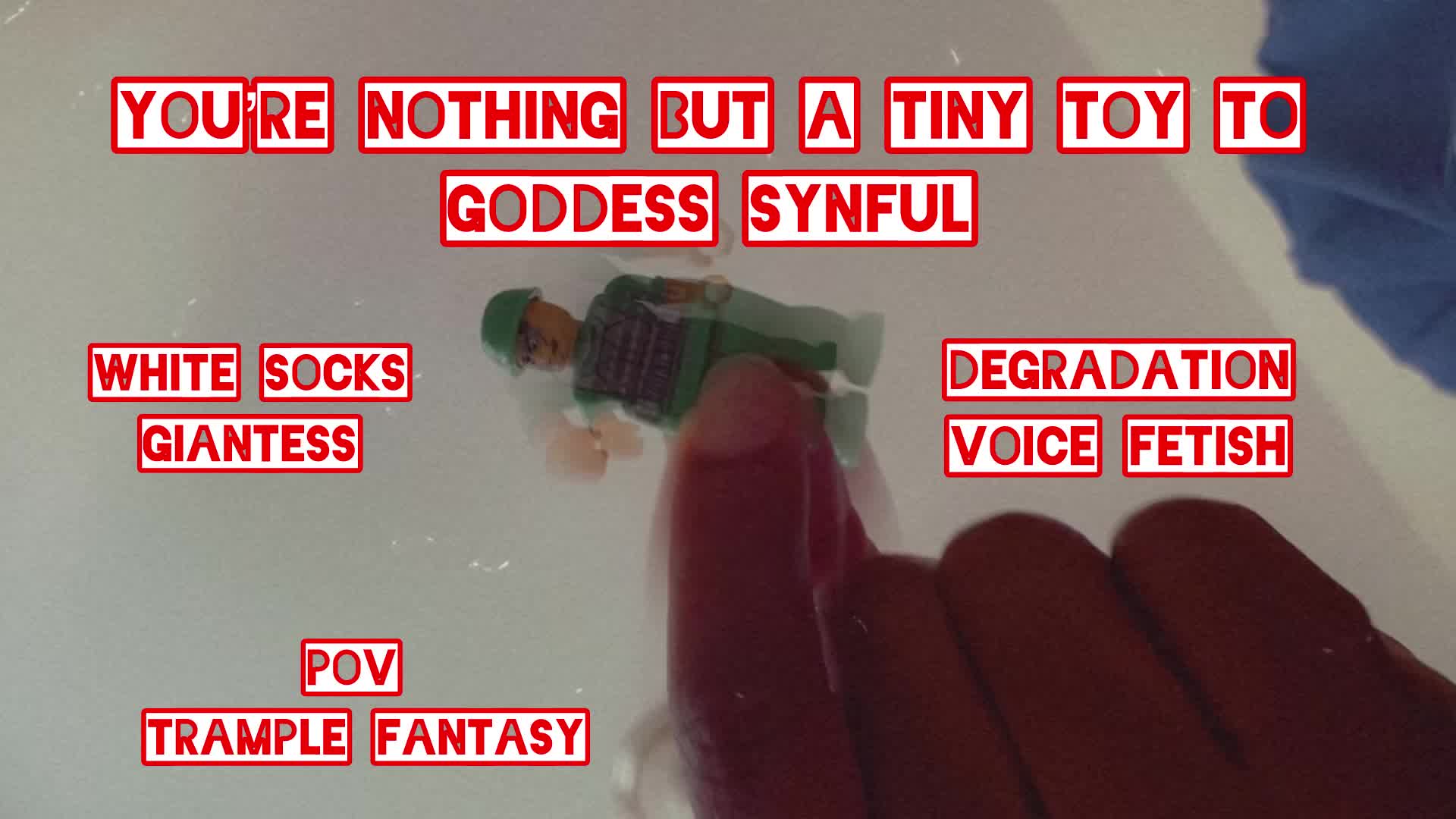 Giantess Domination: Crushing A Tiny Man Toy's Ego | POV Tease & Trample Fantasy