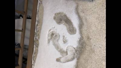Frost-Kissed Soles: Barefoot Brat In The Snow