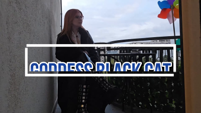Goddess Bc- Smoking And Boots Worship In Balcony With Slave Faith