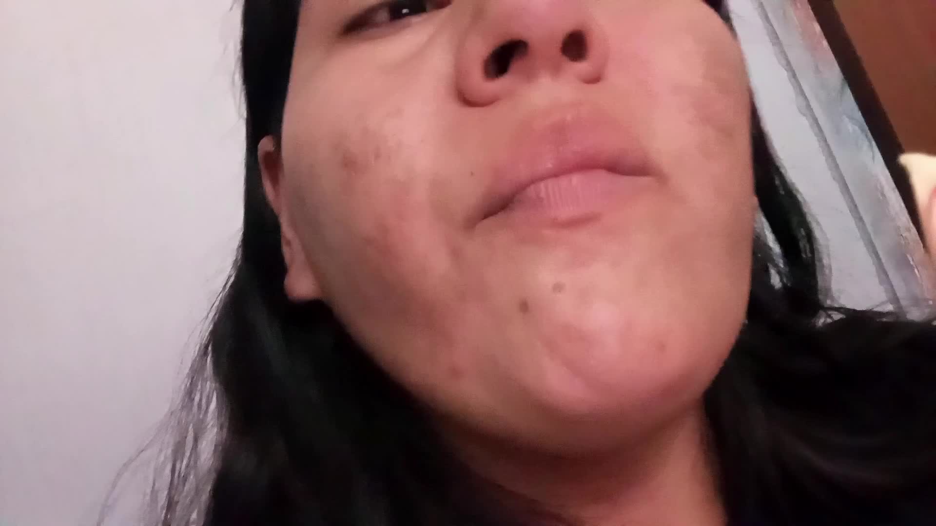 Licking Ice Cream Off A Spoon- Creamy Mouth