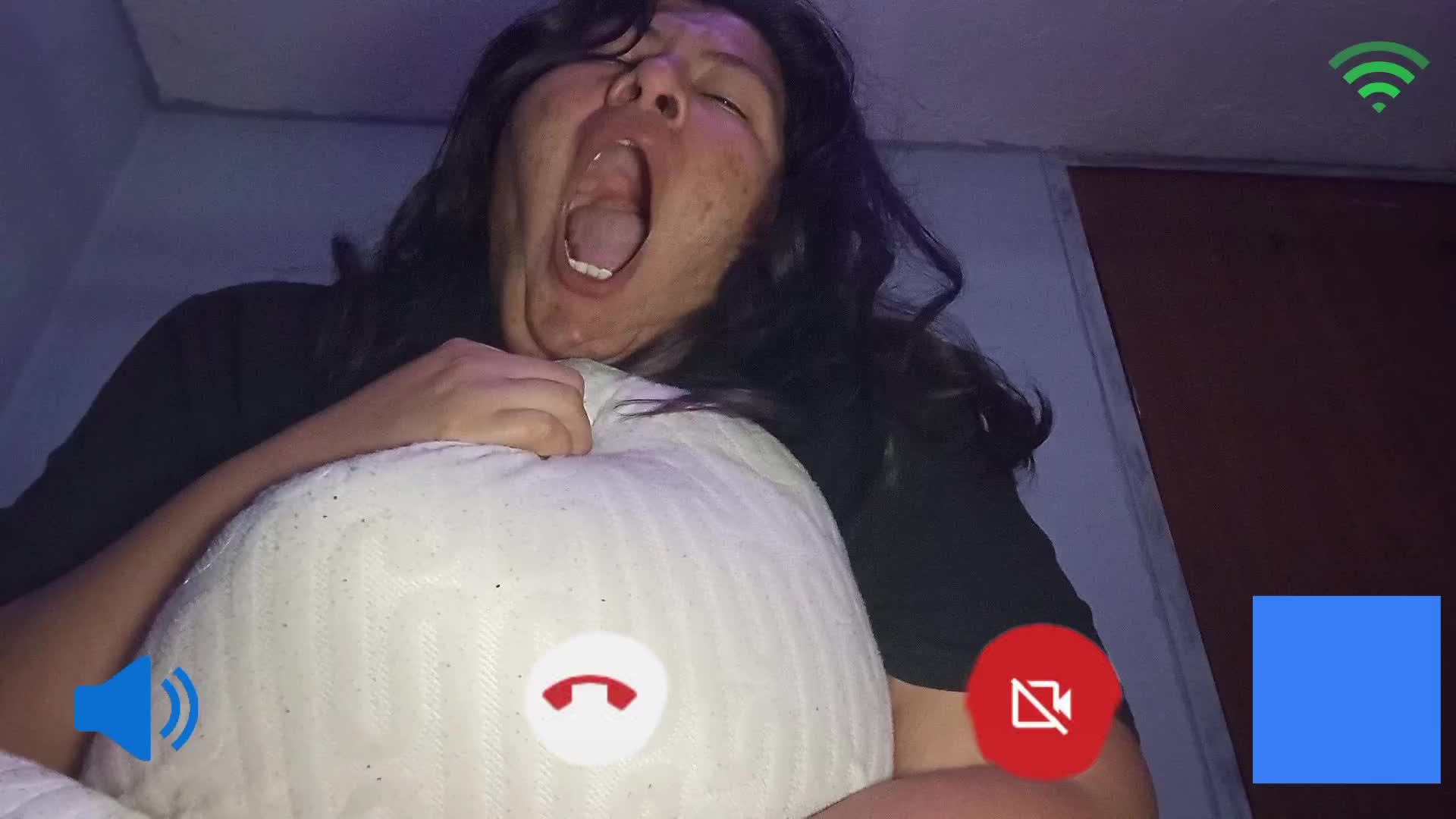Subtitled: Naughty Vc With Boyfriend - Desire Interrupted By Tiredness And Yawns