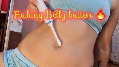 My Belly Button Turned Red After Being Fucked With A Brush And A Vibrator