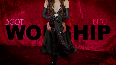 Femdom Goddess Boot Worship JOI