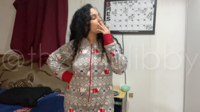 Cold Day, Hot Smoke - Smoking In My Cozy Pajamas