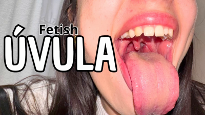 Close-Up Uvula Touching
