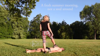 The Summertime Trampling In A Public Park