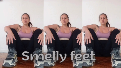 Sweaty, Smelly Feet After The Gym... Dare To Come Closer?