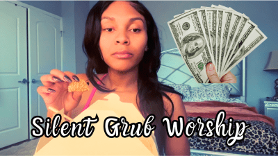 Findom- Silent Grub Worship